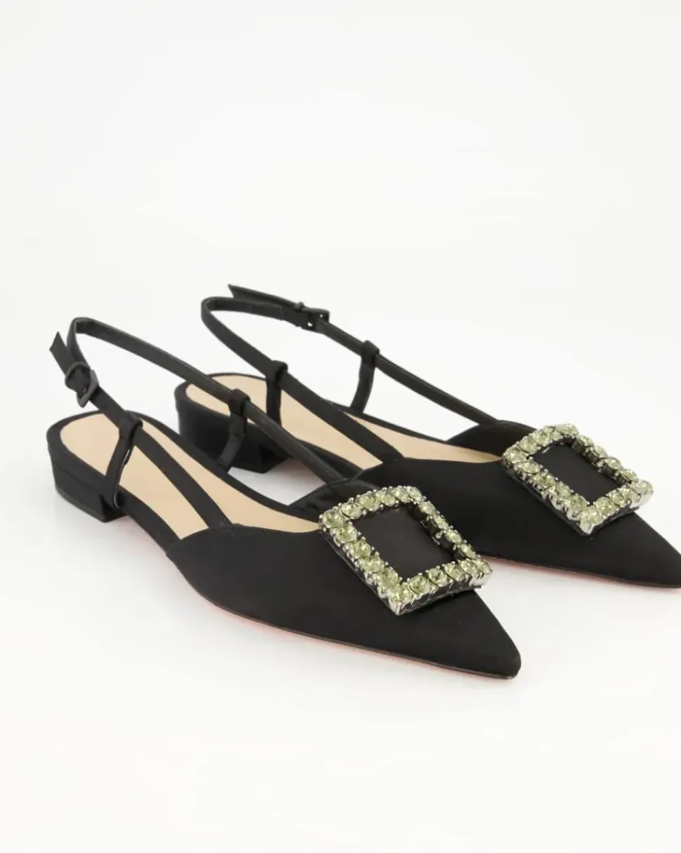 Lavanda Slingpumps in Schwarz