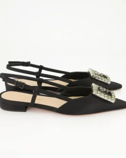 Lavanda Slingpumps in Schwarz