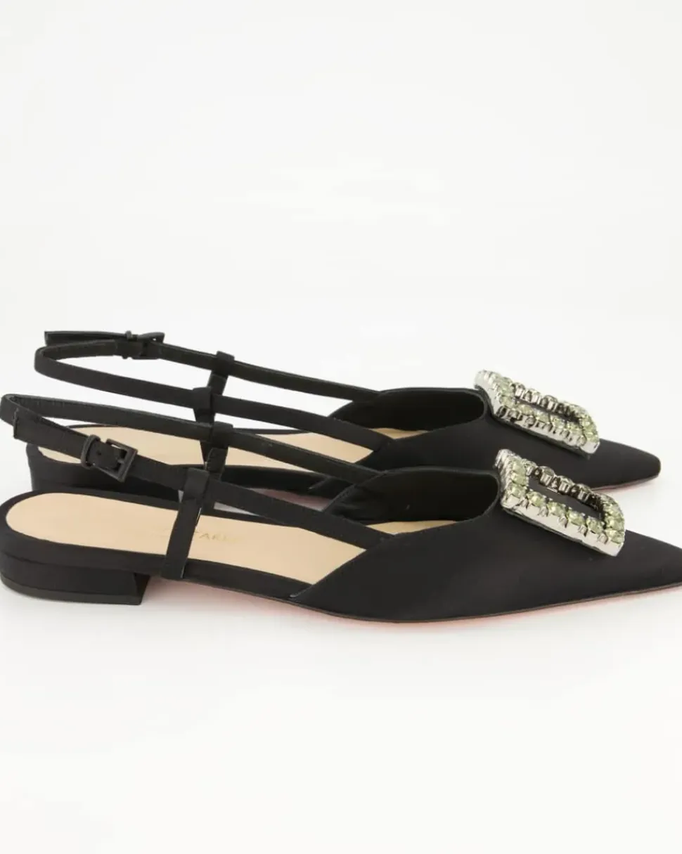 Lavanda Slingpumps in Schwarz