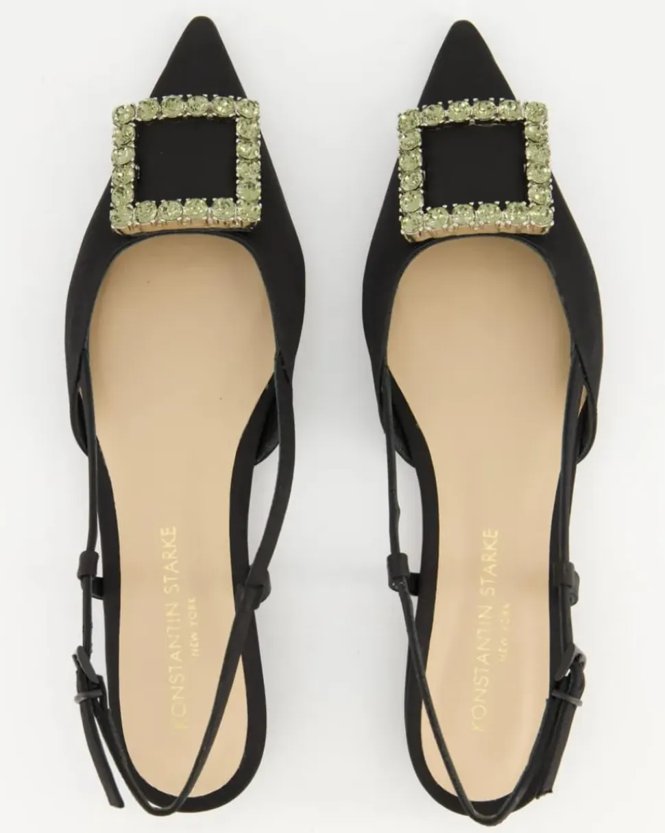 Lavanda Slingpumps in Schwarz