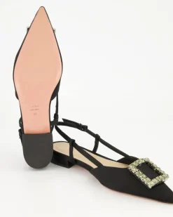 Lavanda Slingpumps in Schwarz