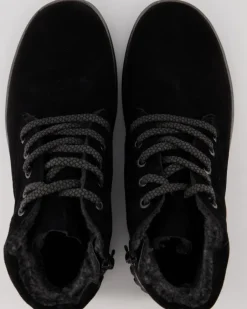 Lena Schnürstiefel in Schwarz