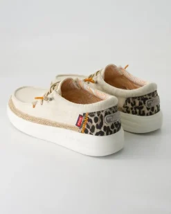 Lily linen sand Slipper in Beige