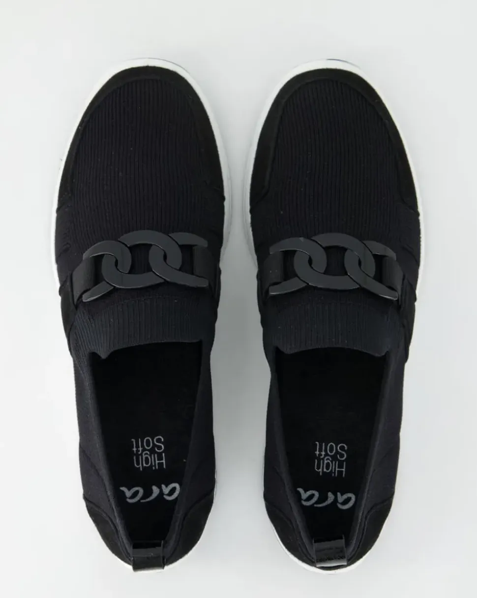 LISSABON Slipper in Schwarz