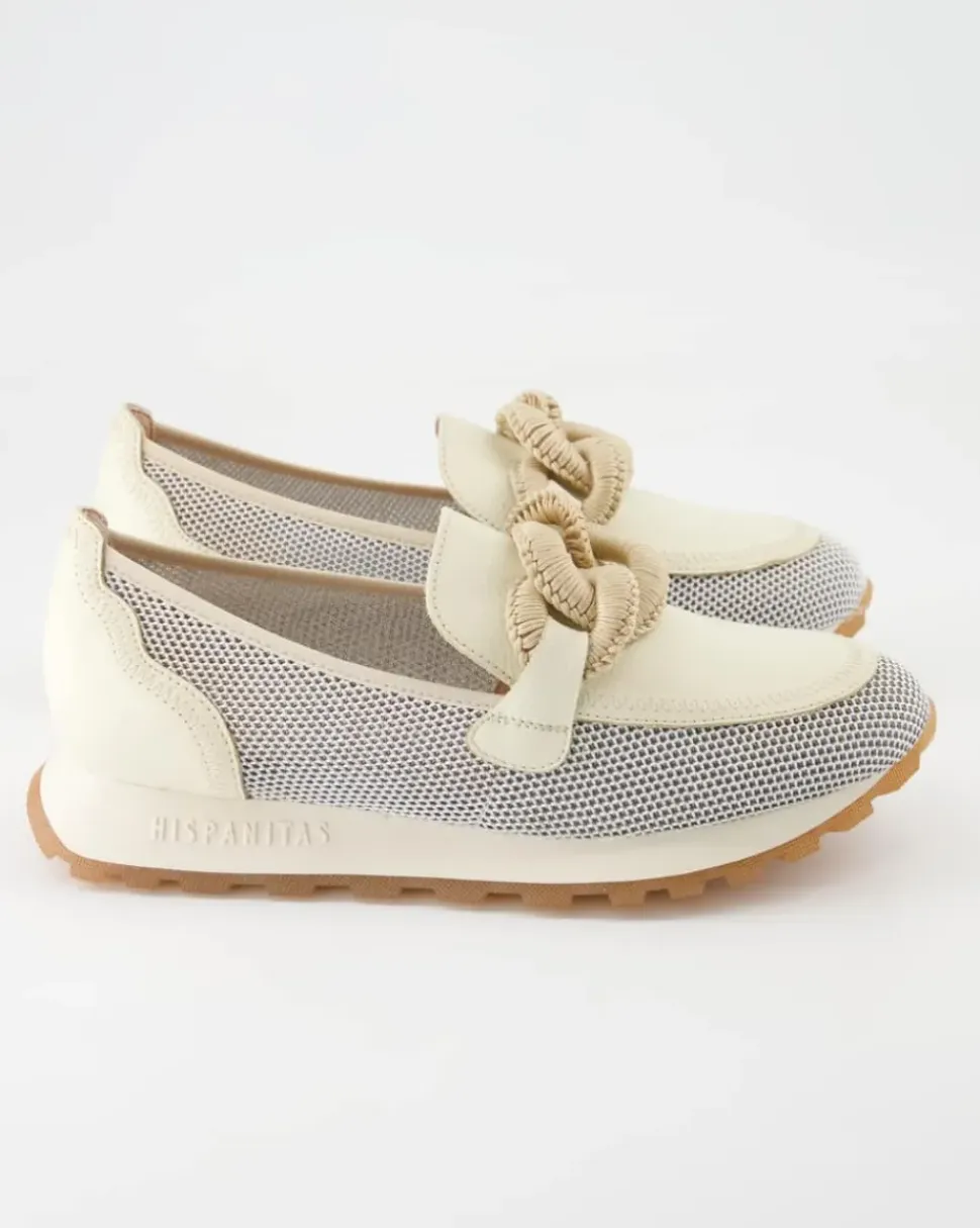 Loira-V Slipper in Beige
