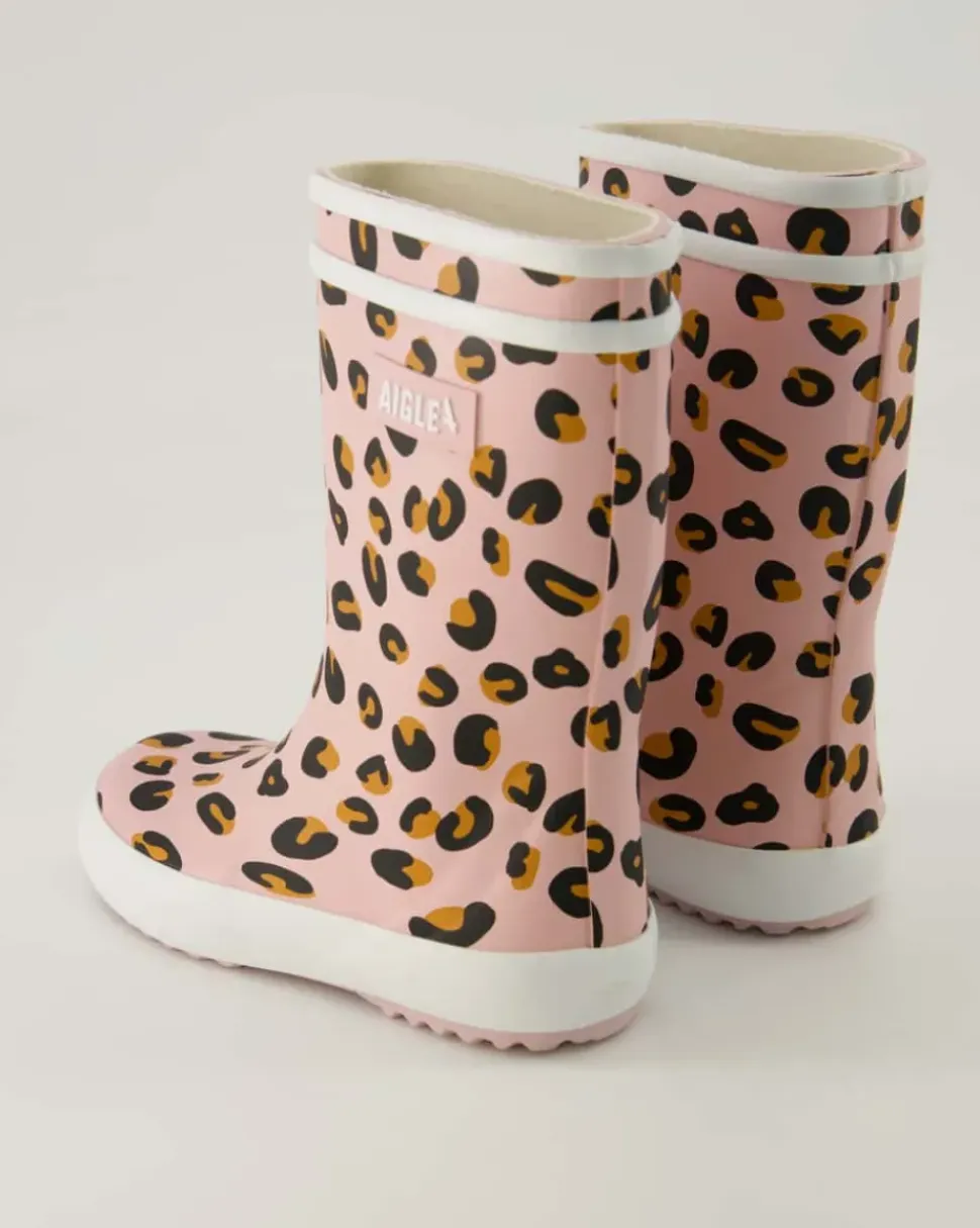 Lolly Pop Play Leopard Gummistiefel in Rosa