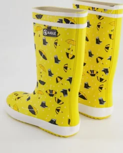 Lolly Pop Theme Gummistiefel in Gelb