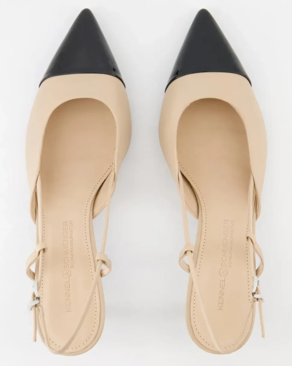 London Slingpumps in Beige