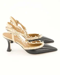 L5110 Slingpumps in Schwarz