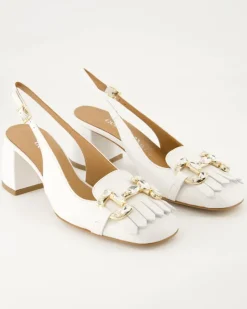 L6002 Slingpumps in Weiß