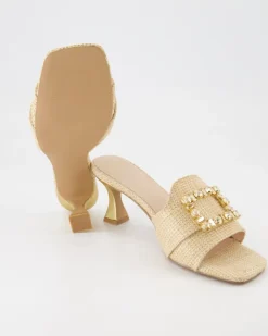 Lucia-536 Pantoletten in Beige
