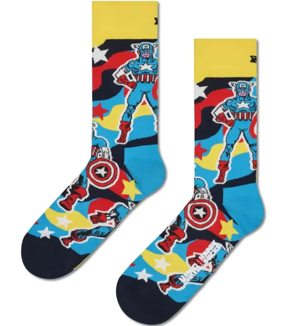 Marvel Captain America Sock Socken in Mehrfarbig