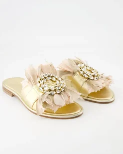 M19D Pantoletten in Gold
