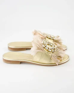 M19D Pantoletten in Gold