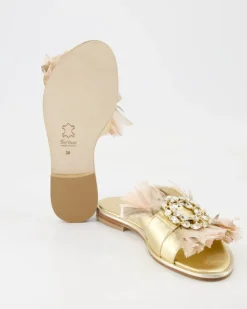 M19D Pantoletten in Gold