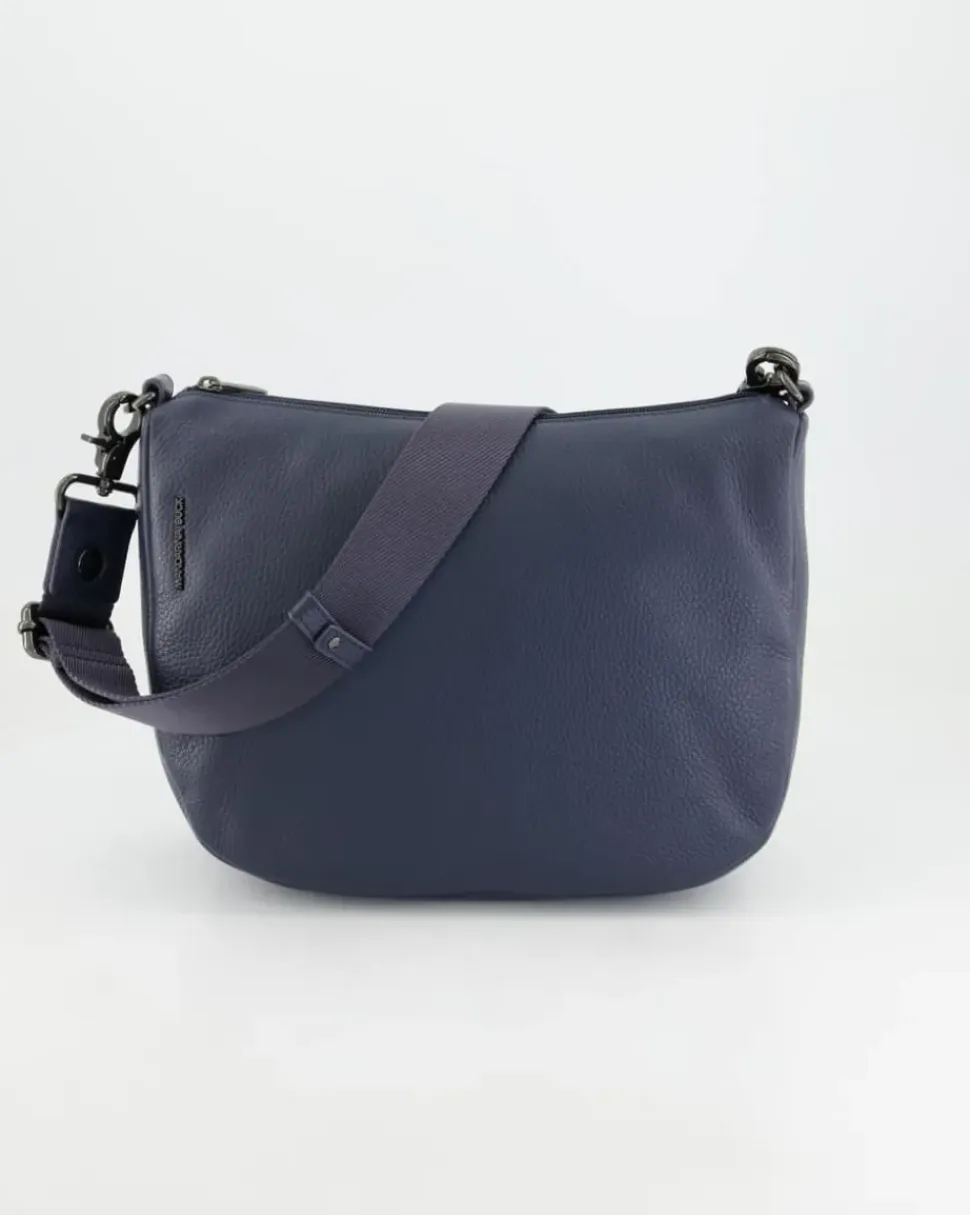 Mellow Leather HOBO Umhängetasche in Blau
