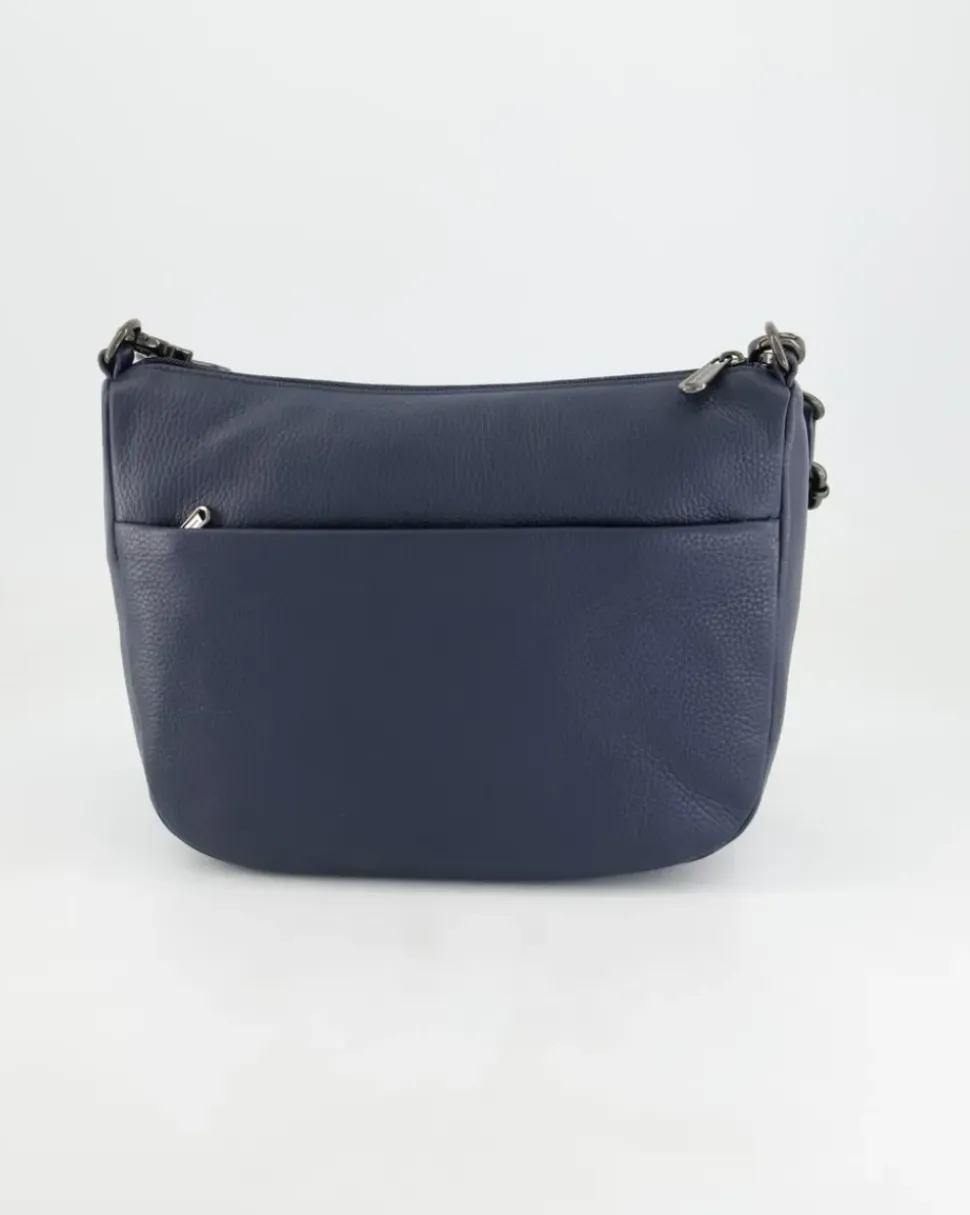 Mellow Leather HOBO Umhängetasche in Blau