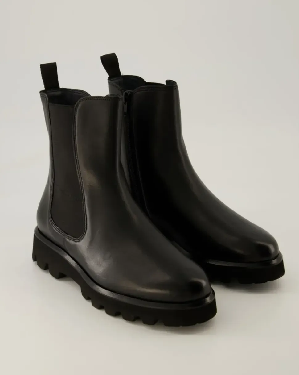 Meredira-729-H Chelsea Boots in Schwarz