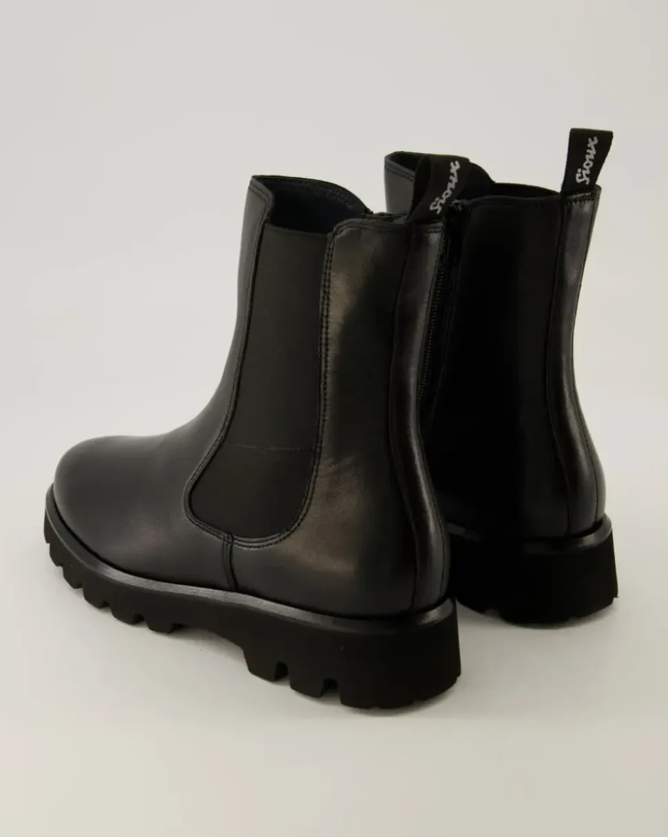 Meredira-729-H Chelsea Boots in Schwarz