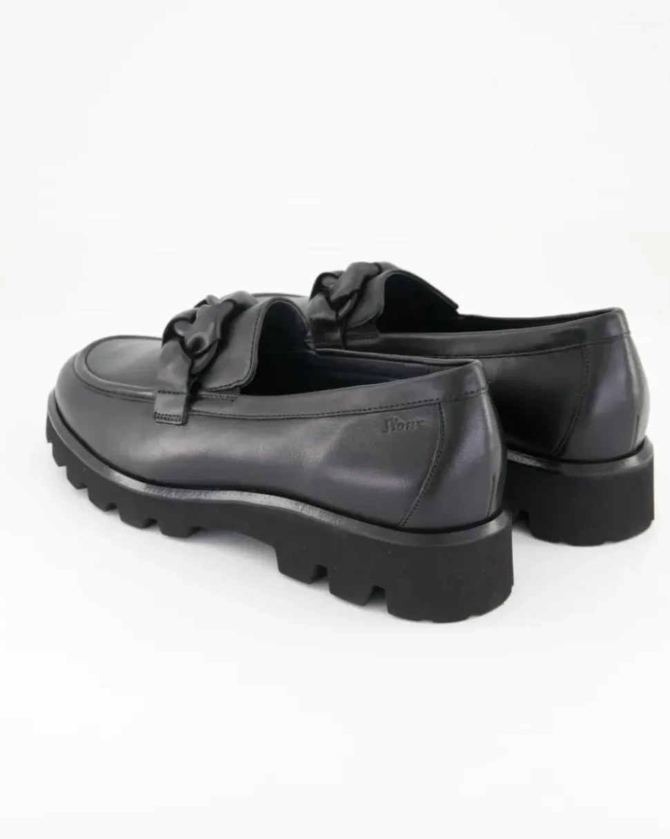 Meredira-727-H Slipper in Schwarz