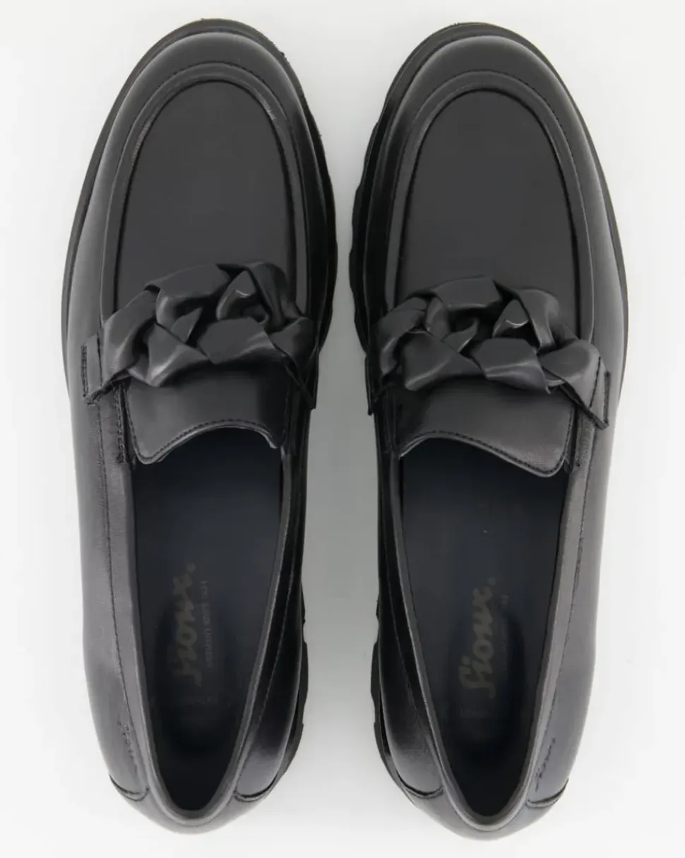 Meredira-727-H Slipper in Schwarz