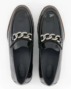 Meredith-734-H Slipper in Schwarz