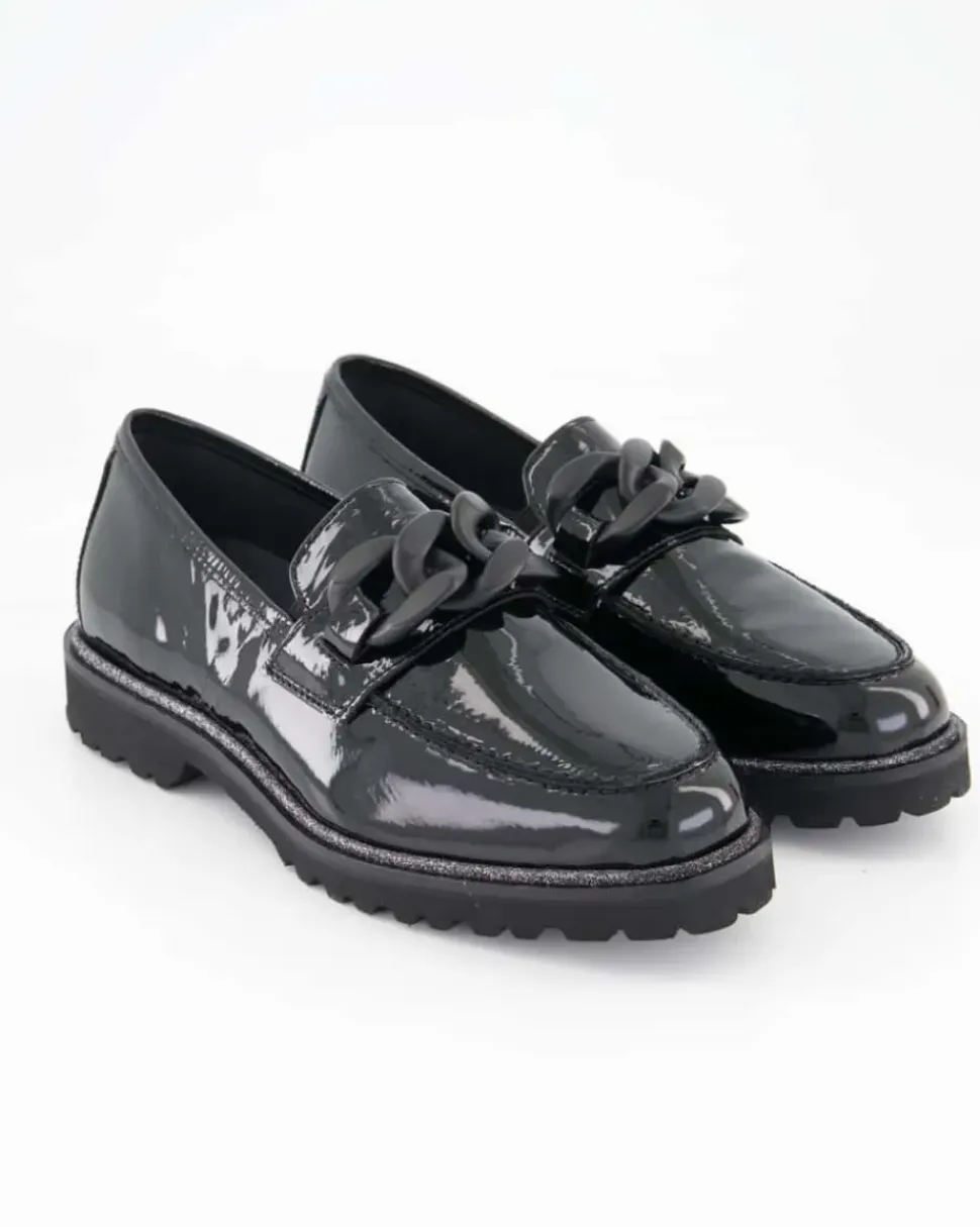 Meredith-744-H Slipper in Schwarz