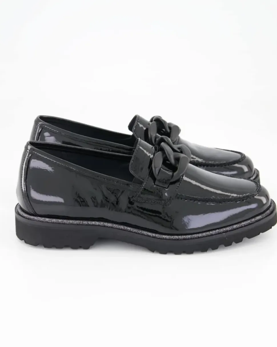 Meredith-744-H Slipper in Schwarz