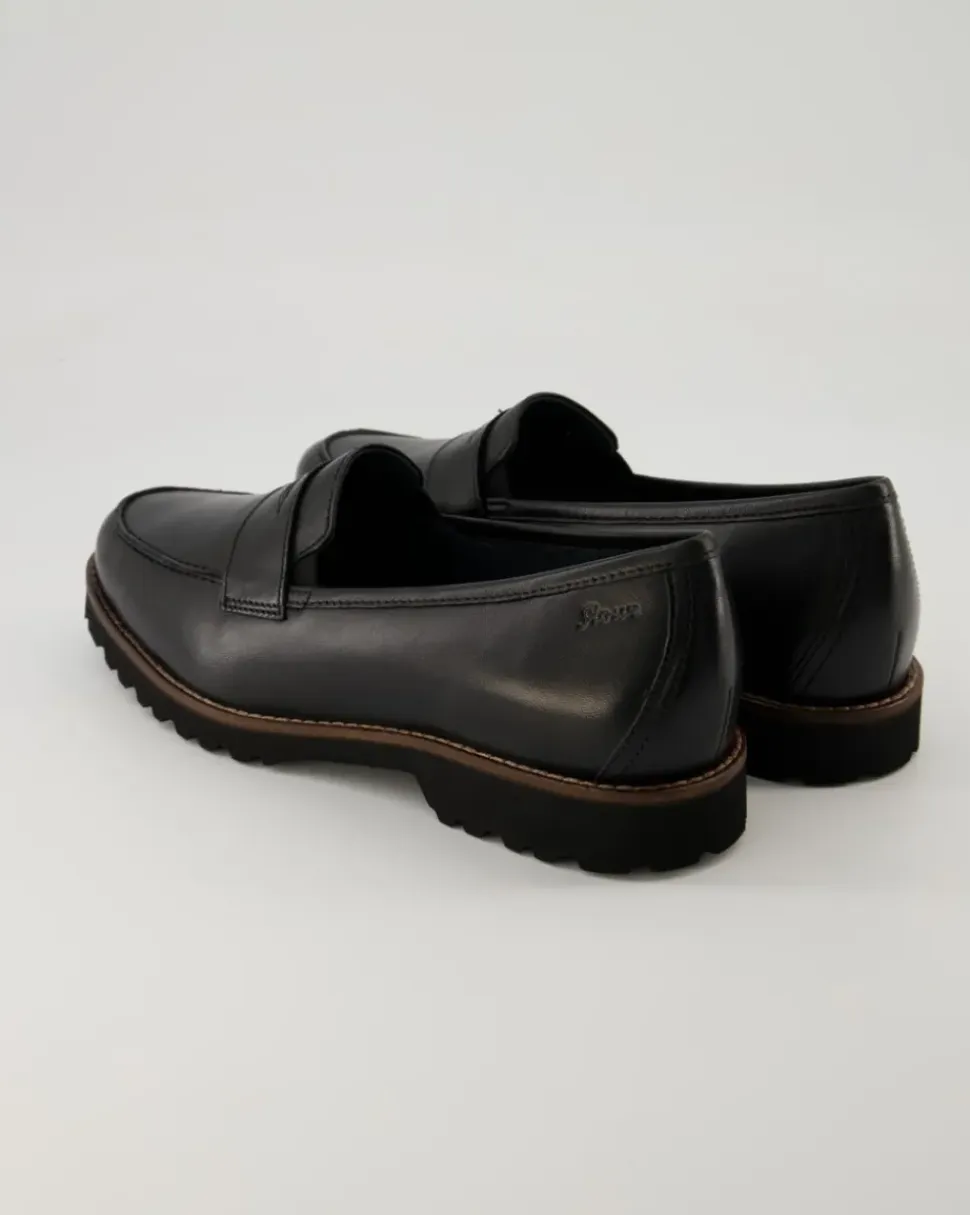 Meredith-709-H Slipper in Schwarz