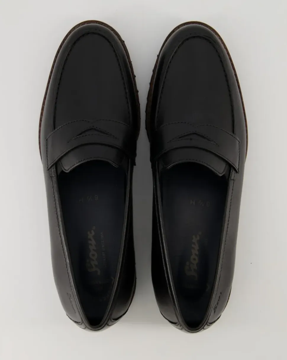 Meredith-709-H Slipper in Schwarz