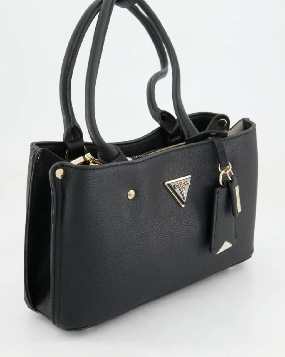 Meridian Shoulder Satchel Handtasche in Schwarz