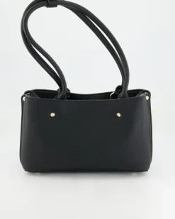 Meridian Shoulder Satchel Handtasche in Schwarz