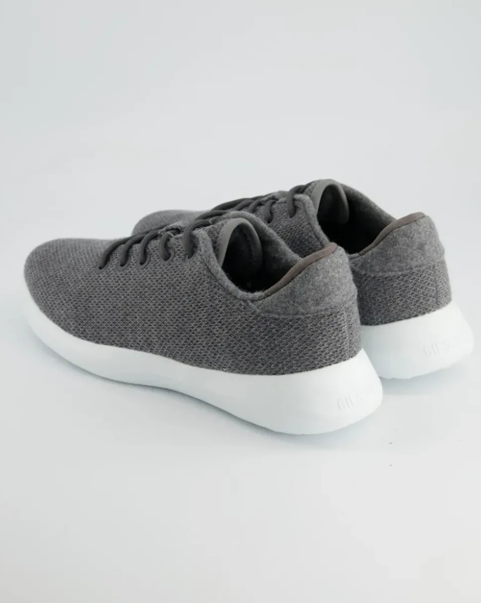 MERINO WOOL KNIT MEN Sneaker in Grau