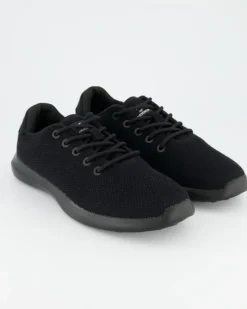 MERINO WOOL KNIT MEN Sneaker in Schwarz