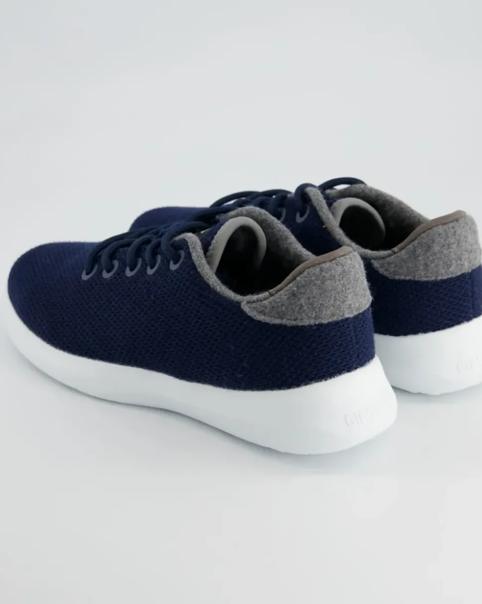 MERINO WOOL KNIT WOMEN Sneaker in Blau