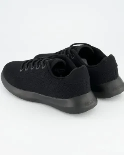 MERINO WOOL KNIT WOMEN Sneaker in Schwarz