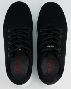 MERINO WOOL KNIT WOMEN Sneaker in Schwarz