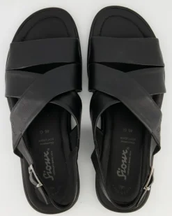 Mirtas Sandalen in Schwarz