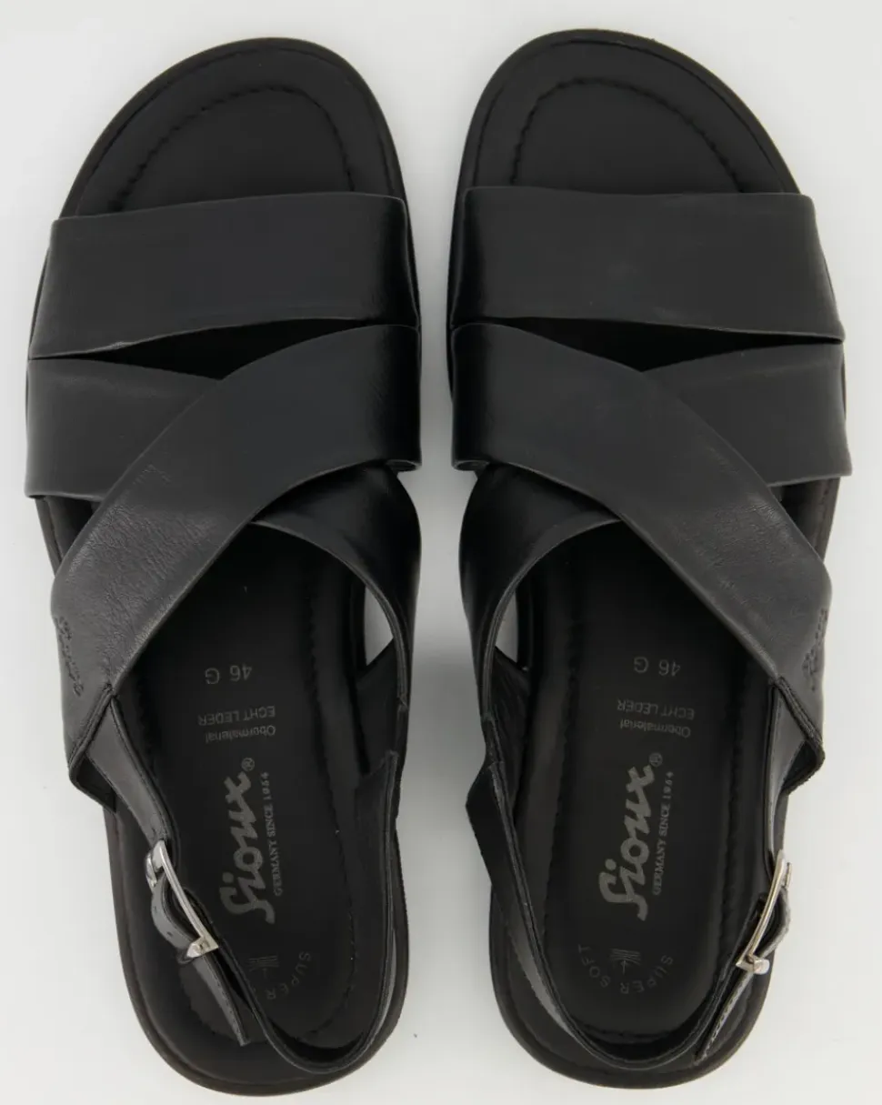 Mirtas Sandalen in Schwarz