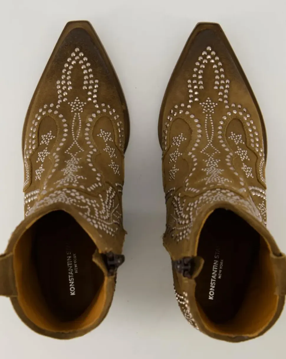 M702M14 Cowboyboots in Braun