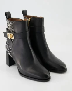 Mousse Nero / Tweed Melange Stiefeletten in Schwarz