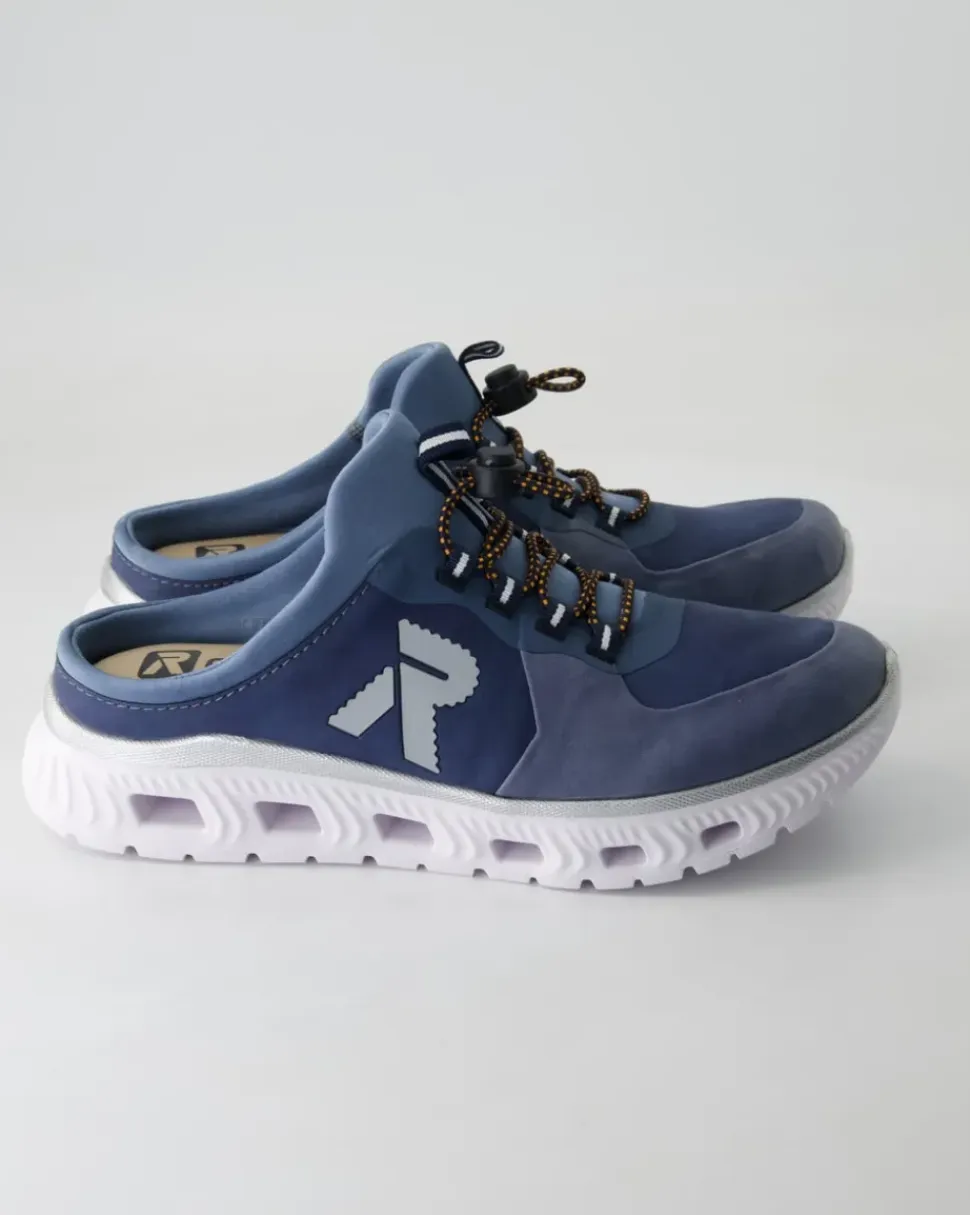 Nabukino Pantoletten in Blau