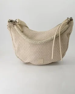 Natural Flow Hobo Handtasche in Beige