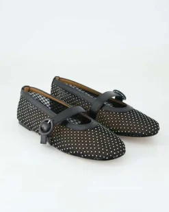 N2302-104 Ballerinas in Schwarz