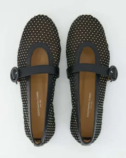 N2302-104 Ballerinas in Schwarz