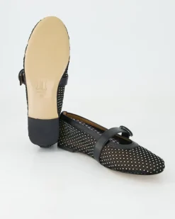 N2302-104 Ballerinas in Schwarz