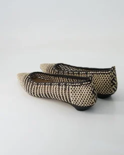 N818-105 Ballerinas in Schwarz