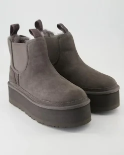 Neumel Platform Chelsea Winterstiefel in Grau