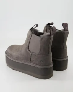 Neumel Platform Chelsea Winterstiefel in Grau