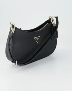 Noelle Top Zip Shoulder Bag Umhängetasche in Schwarz